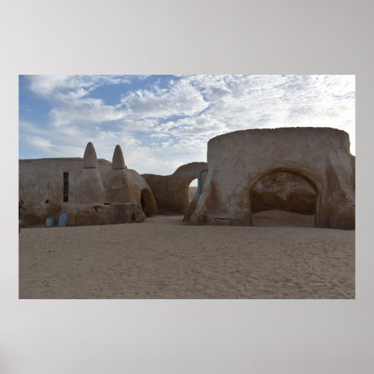 Poster de Mos Espa sur la planète Tatooine (Devant)