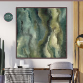 Poster de Moss Wall Art | Art naturel généré par l