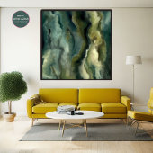 Poster de Moss Wall Art | Art naturel généré par l