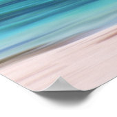 Poster de motivation Abstraite de la mer tropicale (Coin)