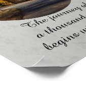 poster de motivation citation zen sur la photo nat (Coin)