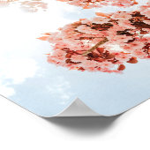 Poster de motivation de cerisier fleuri (Coin)