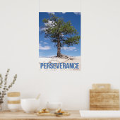 Poster de motivation de l'arbre de persévérance (Cuisine)