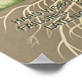 Poster de motivation de l'arbre de succès (Coin)