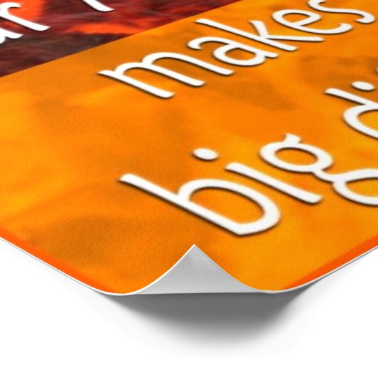 Poster de motivation de l'attitude positive (Coin)