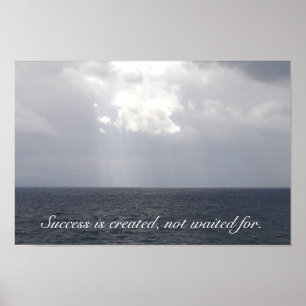 Poster de motivation de réussite