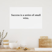 Poster de motivation de succès - Encourager l'art  (Cuisine)