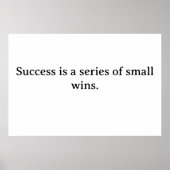 Poster de motivation de succès - Encourager l'art  (Devant)