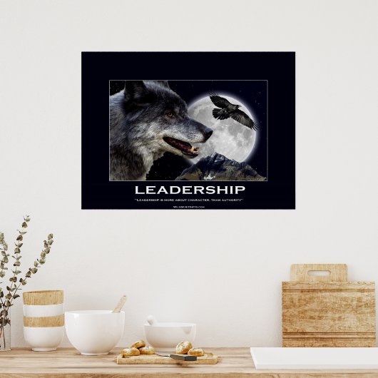 Poster de motivation du leadership (Cuisine)