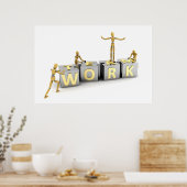 Poster de motivation du travail d'équipe (Cuisine)