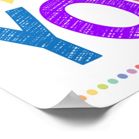 Poster de motivation du travail dur (Coin)