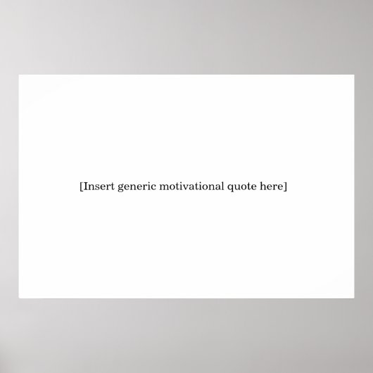 Poster de motivation générique (Devant)