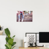 Poster de motivation Live Your Dreams (Bureau à domicile)