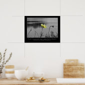 Poster de motivation Lotus and Dragonflies (Cuisine)