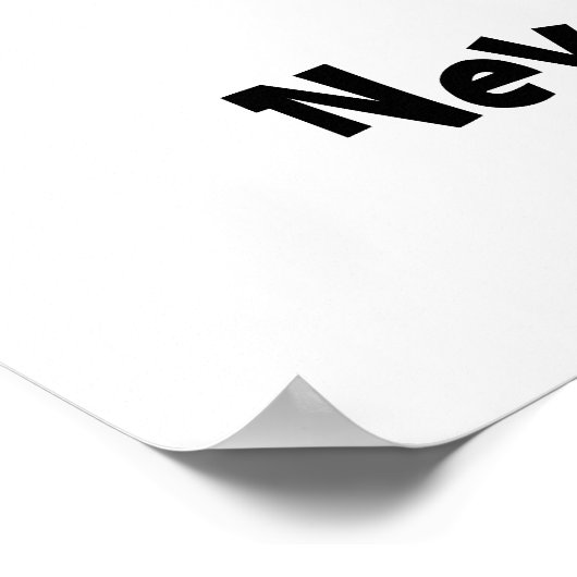 Poster de motivation : N'abandonnez jamais ! ! (Coin)