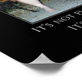 Poster de motivation Nausea productif (Coin)