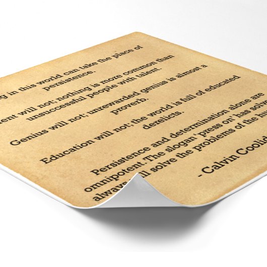 Poster de motivation - PErésistance (Coin)