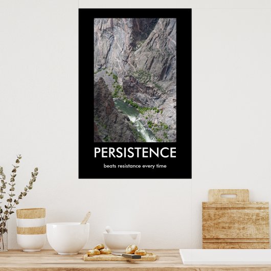 Poster de motivation persistant (Cuisine)