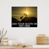 Poster de motivation personnalisé - Sommet de la m (Cuisine)