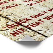 Poster de motivation pour Cowboy Fast Draw (Coin)