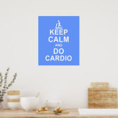 Poster de Motivation pour le calme et la cardio-tr (Cuisine)
