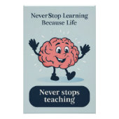 Poster de motivation pour les enseignants et les é (Devant)