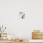 poster de motivation profiter des petites choses (Cuisine)