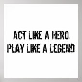 Poster de motivation sportive (Devant)