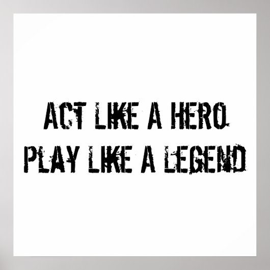 Poster de motivation sportive (Devant)