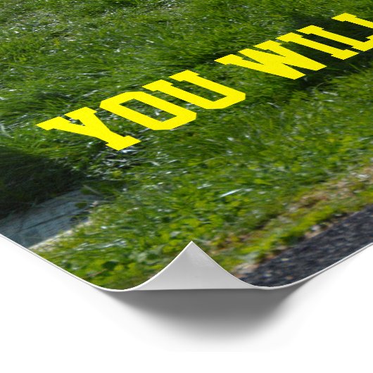 Poster de motivation sportive (Coin)