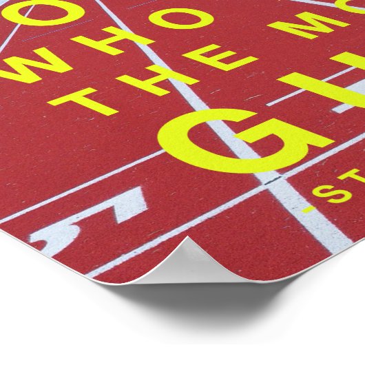 Poster de motivation Steve Prefontaine (Coin)