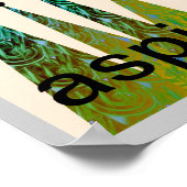 poster de motivation texte art oiseau abstrait mod (Coin)