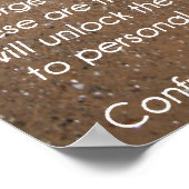 Poster de motivation volleyball - Excellence perso (Coin)