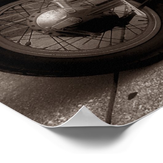 Poster de moto lundi (Coin)