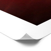 Poster de moto Yamaha Red Golden (Coin)