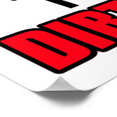 Poster de Motocross Stupid Dirt Bike (Coin)