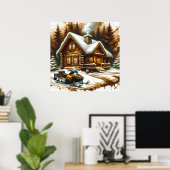 Poster de motoneige (Bureau à domicile)