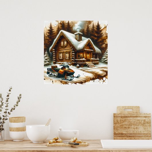 Poster de motoneige (Cuisine)