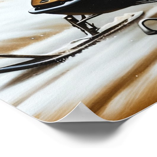 Poster de motoneige (Coin)