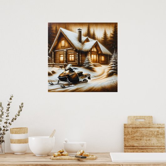 Poster de motoneige (Cuisine)