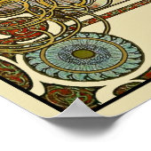 Poster de Mucha Art Nouveau - Zodiac - La Plume (Coin)