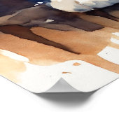 Poster de mur d'aquarelle Kitten (Coin)