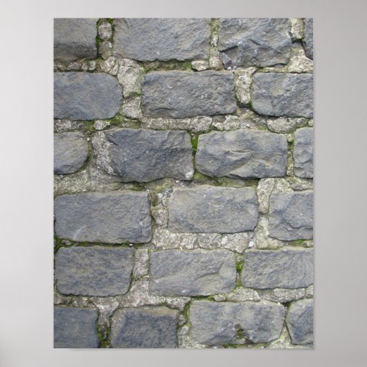 Poster de mur de briques, personnaliser (Devant)