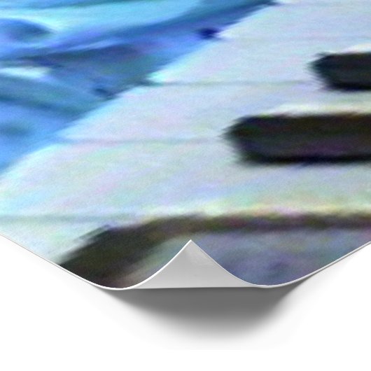 Poster de mur de chat de clavier ! (Coin)