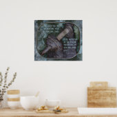 Poster de musculation avec Citation Inspirationnel (Cuisine)