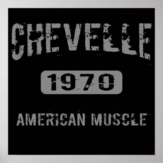Poster de musique américaine Chevelle 1970 (Devant)
