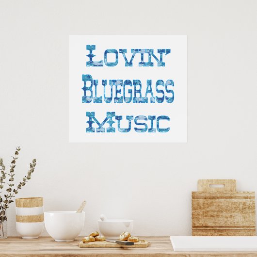 Poster de musique Bluegrass (Cuisine)