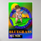 Poster de musique Bluegrass (Devant)