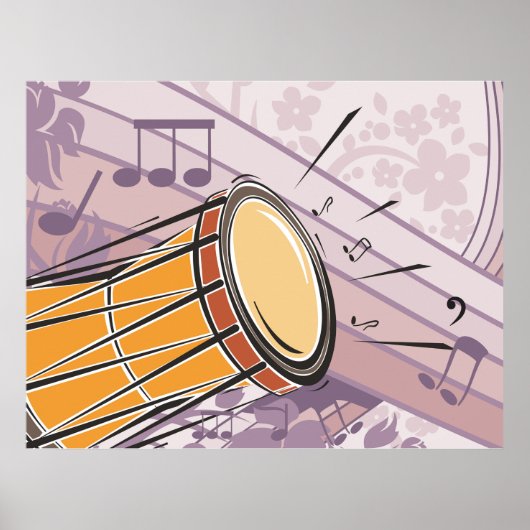 Poster de musique Bongo Drum (Devant)