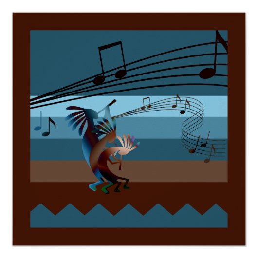 Poster de musique Kokopelli Sud-Ouest (Devant)